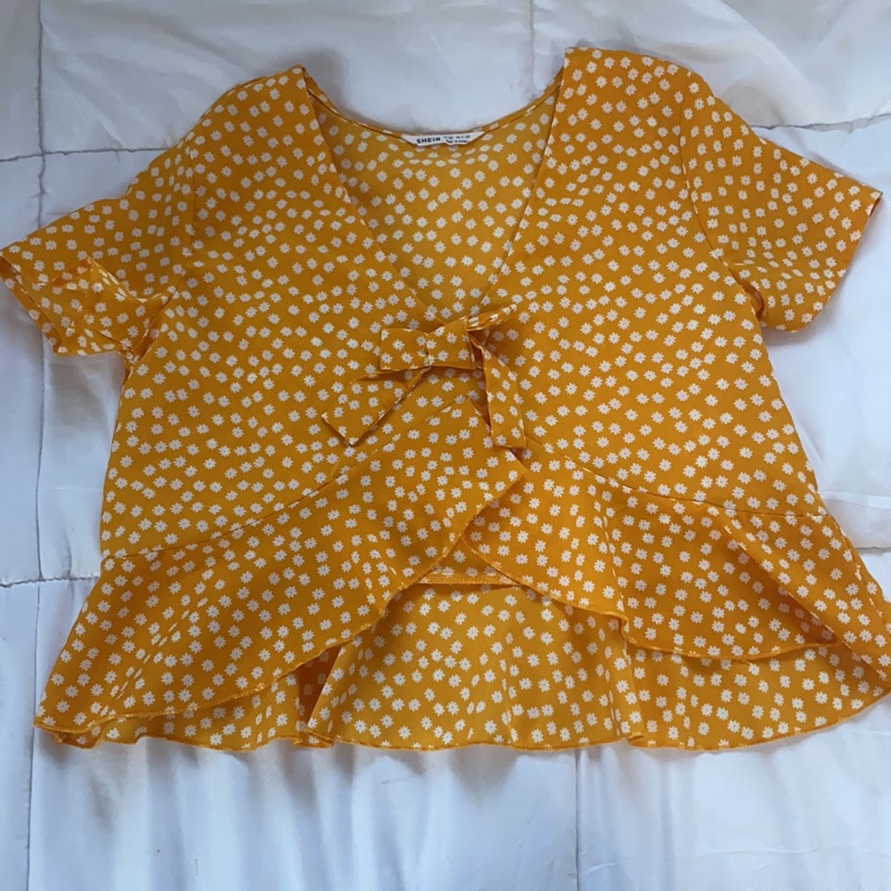 yellow spring/summer blouse!